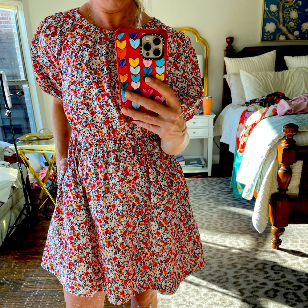 Floral mini dress
